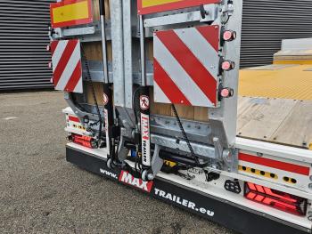 MAX trailer 100-N-2-8.60-U / 2 AXLE SEMI / HYDR RAMPEN / NEW!